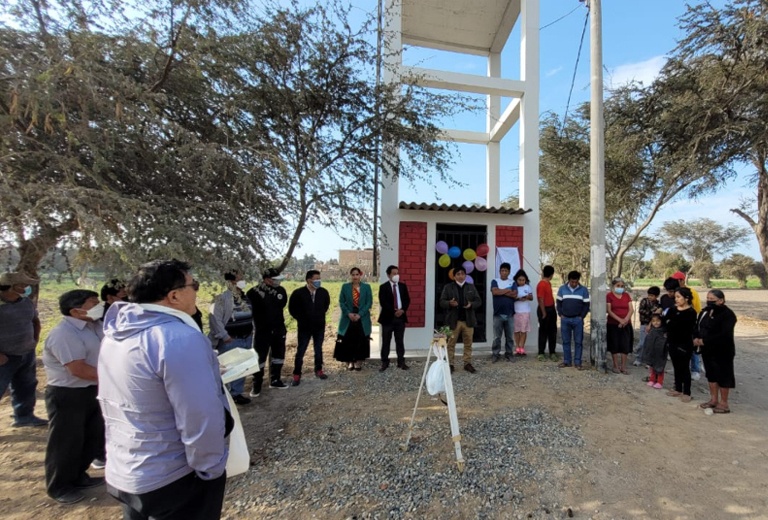 Inauguran en caserío Callanca de Monsefú pozo de agua donado por La Iglesia de Jesucristo