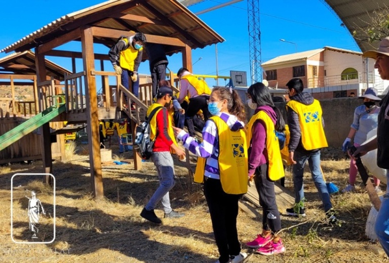 17 Agosto 2022 - La Paz Noticia Jóvenes de La Iglesia de Jesucristo brindan servicio a niños con necesidades especiales